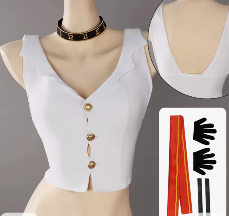 Wuthering Waves Zani Costume Cosplay Parrucca Uniforme Corna Fascia Averardo Banca Ragunna Rinascita Scorched Radiance Halloween - AliExpress 