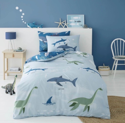 Shark Bedsheet and duvet set