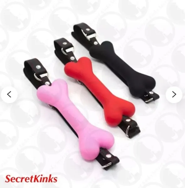 BDSM Pup play mouth bone gag puppy fetish