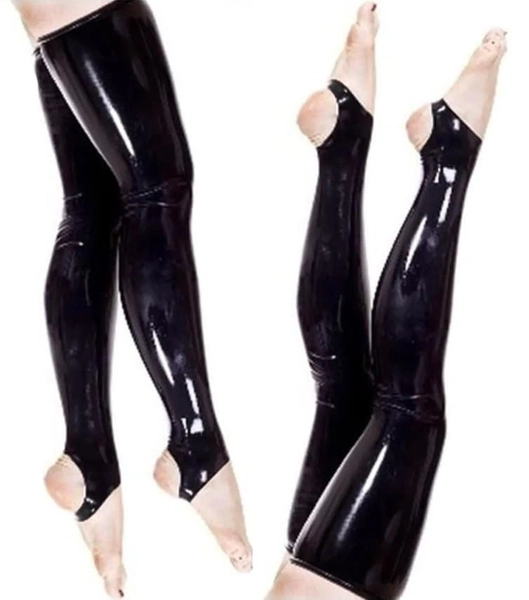 Latex Stirrup or Footless Stockings - Made To Order