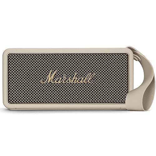 Marshall Middleton Bluetooth Wireless Portable Speaker, 20+ hours portable playtime, water resistent IP67 - Cream