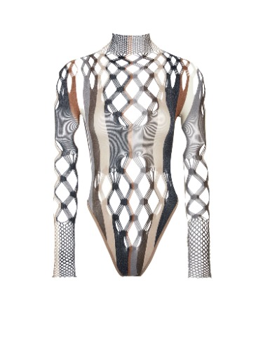 Amphitrite Bodysuit Oyster Stripe | ONE SIZE / OYSTER STRIPE