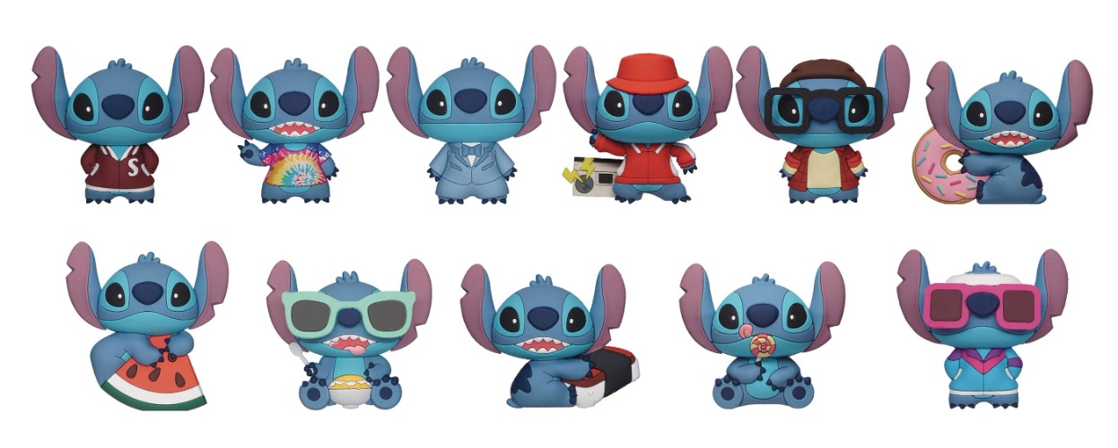 Disney Lilo & Stitch Series 4 3D Foam Bag Clip