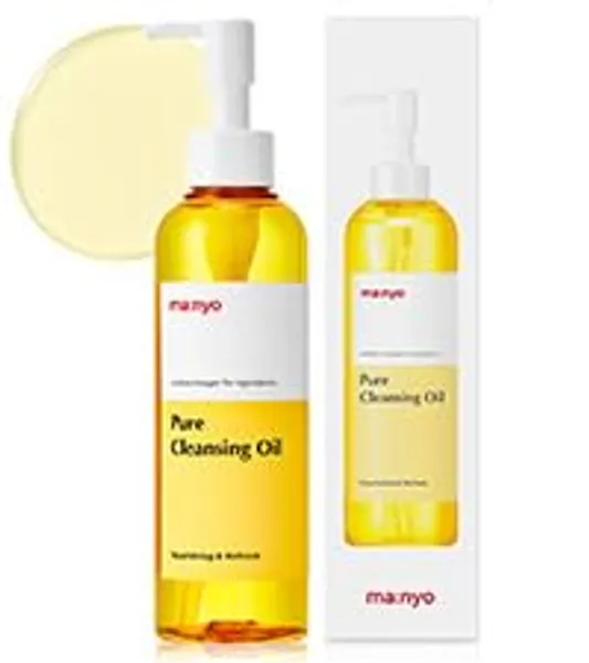 ma:nyo Pure Cleansing Oil Korean Facial Cleanser, Blackhead Melting, Daily Makeup Removal with Argan Oil, for Women Korean Skin care (Minions Edition)
