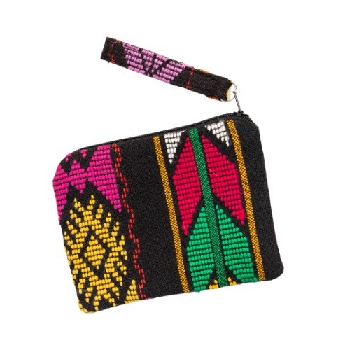 Brocade Coin Purse - Geode