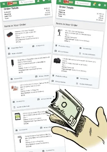 B&H Order Reimbursement