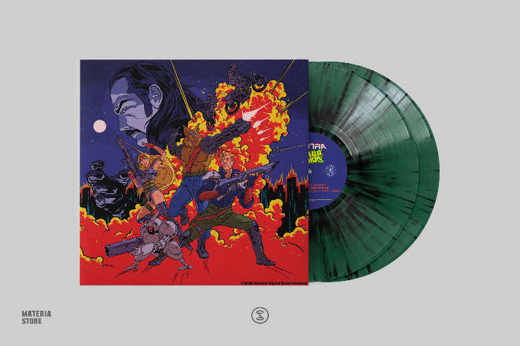 Contra: Hard Corps (Original Video Game Soundtrack) - KONAMI Kukeiha Club (2xLP Vinyl Record) [Materia Exclusive Green/Black Splatter]