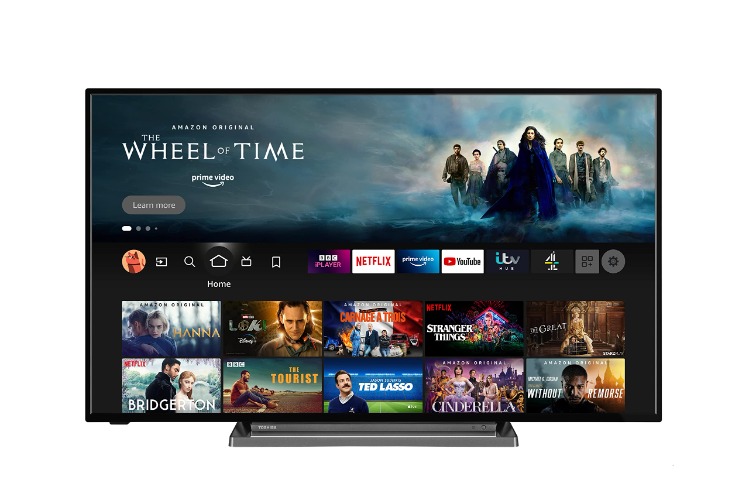 Toshiba UF3D 50 Inch Smart Fire TV 127 cm (4K Ultra HD, HDR10, Freeview Play, Prime Video, Netflix, Alexa voice control, HDMI 2.1, Bluetooth, Airplay) - 43 Inch Single