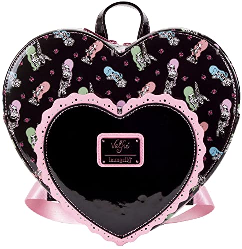 Loungefly Valfre Art Double Heart AOP Cosplay Mini Backpack Purse Bag