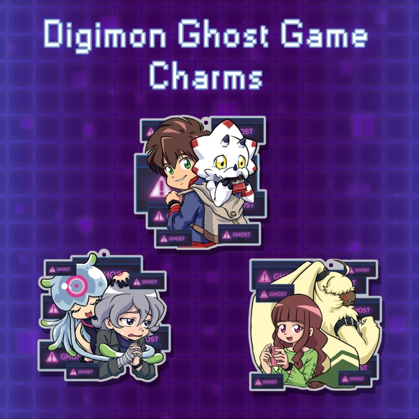 Digimon Ghost Game Charms