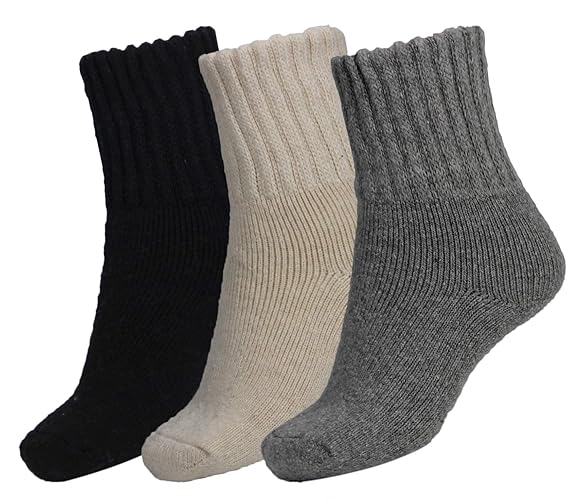 BomKinta Boot Socks for Women Winter Solid Thick Warm Socks Cozy Crew Socks Christmas Gift - Medium - Mix-color 5