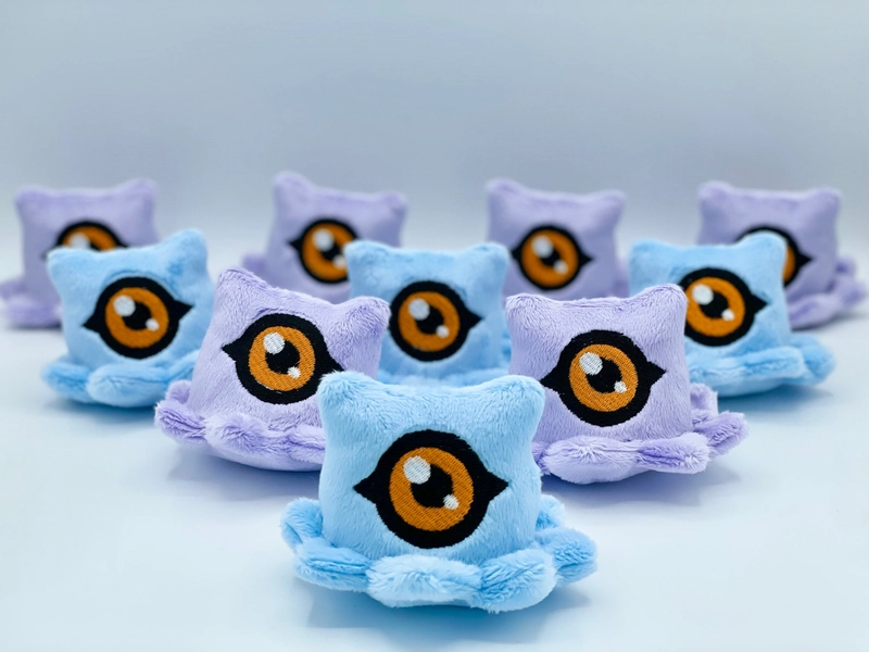 MINI PLUSH Digimon Kuramon fanart plush