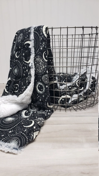 Weighted Blanket Adult, Celestial Blanket, Graduation Gift, Sympathy Gift, Thinking of You, Glow in the Dark