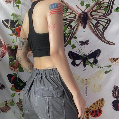 Next Level' Dark Grunge 90's Oversized Cargo Pants - Black / L