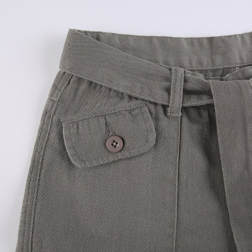 Baggy Cargo Pants - "Trend Assassin" - Grey / L