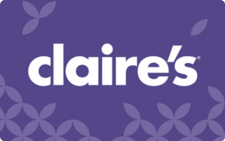 Claire's Purple Fabulous  $25 Gift Card