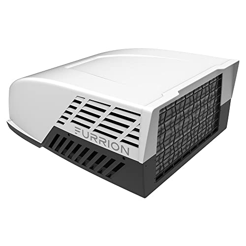 Furrion Chill HE RV Roof Air Conditioner - 13.5K BTU, White, High Energy Efficiency, Aerodynamic Rooftop AC Unit, Dual Fans, High-Capacity Compressor for Travel Trailer, 5th Wheel Camper