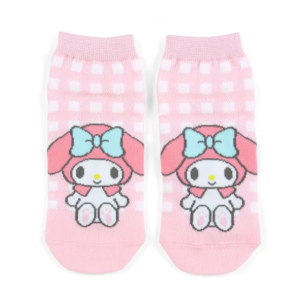 My Melody Checkered Ankle Socks