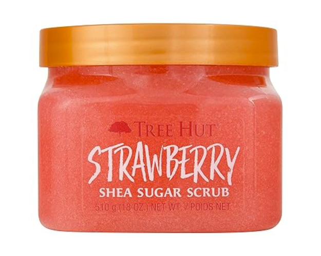 Tree Hut Strawberry Shea Sugar Scrub, 18 oz, Ultra Hydrating and Exfoliating Scrub for Nourishing Essential Body Care - Strawberry