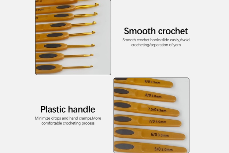 13 Sizes Crochet Hooks Set