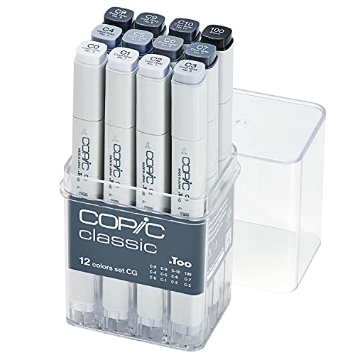 COPIC Classic Marker Grey Set