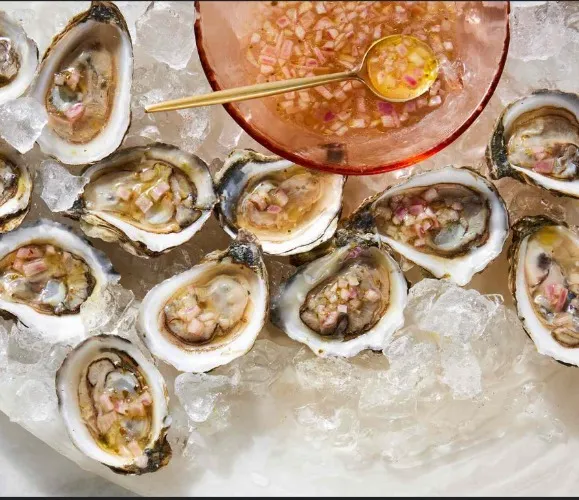 Oysters and Champagne for breakfast