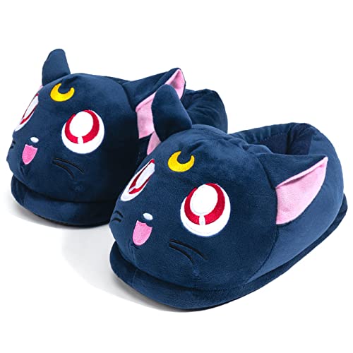  Anime Moon Fuzzy Slip-On House Shoes