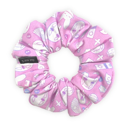 No Face Anime Scrunchie (cotton lycra)