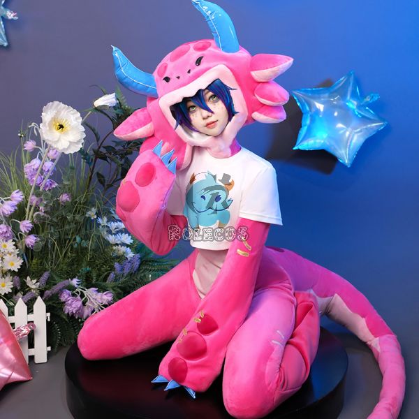 LOL League of Legends Cosplayer Neeko Cosplay Outfit