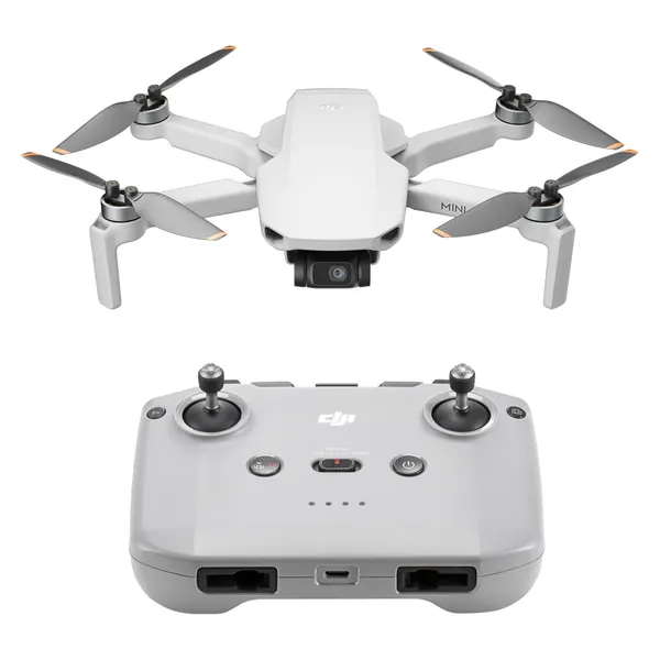 DJI Mini 4K, Drönare med 4K UHD-kamera för vuxna, under 249 g, Stabiliserande kardanupphängning 3 axlar, 10 km videosändning, Auto retur, 1 batteri för 31 min max flygtid, C0