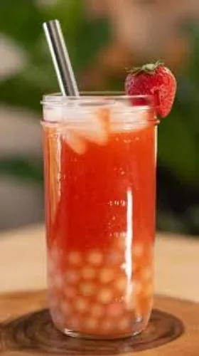 Strawberry Boba tea