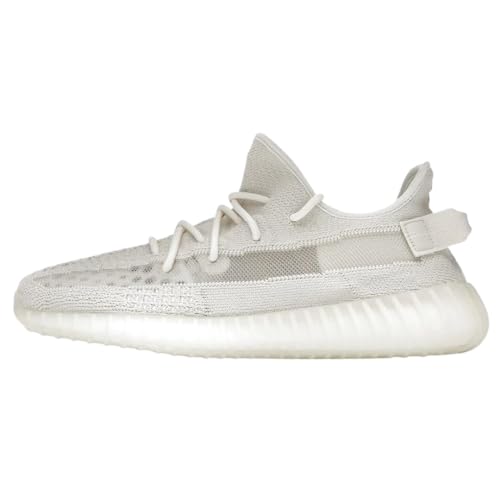 adidas Men's Yeezy Boost 350 V2 Track & Field Shoe - 10.5 - Bone/Bone-bone