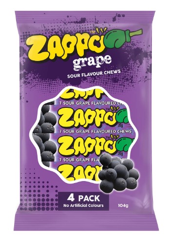 Zappo 4 Pack Grape