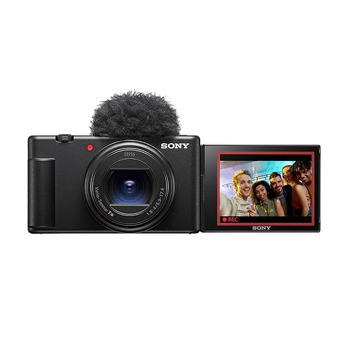 Sony ZV-1 II Vlog Camera for Content Creators and Vloggers - Black - Black