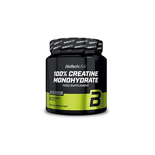 100% Creatine Monohydrate Poudre de creatine monohydrate de qualite pharmaceutique, sans saveur, 300 g - 300 g (Lot de 1)
