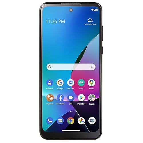 Total By Verizon | Motorola Moto g Play | Locked | 32GB | 5000mAh Battery |16MP Triple Camera System | 6.5 inches 90Hz HD+ Display | Black - Wireless Device