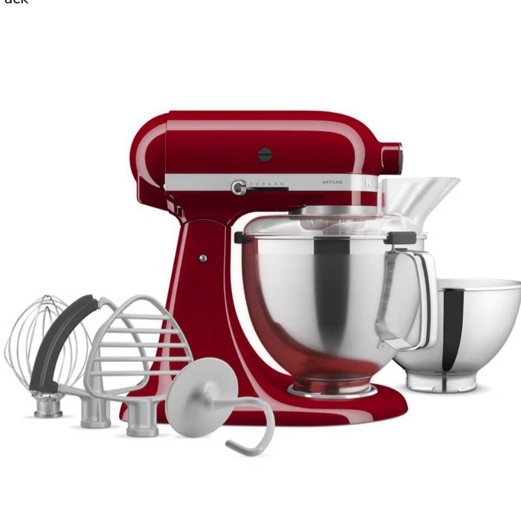 Artisan® Series 5 Quart Tilt-Head Stand Mixer with Premium Accessory Pack