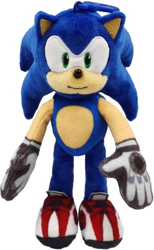Sonic Prime Clip-On Plush: Sonic New Yolk City Variant