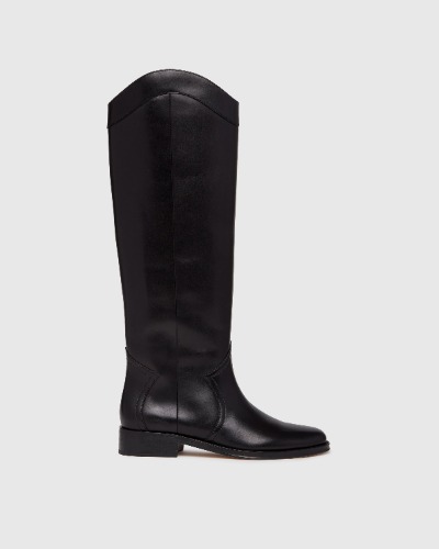 Raina Boot - Black Leather