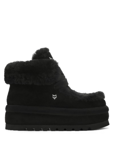 Bambi Black Suede/Shearling | 39 EU