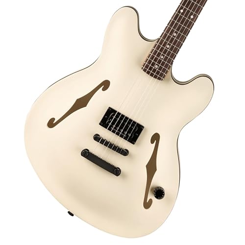 Fender Tom DeLonge Starcaster Semi-hollowbody Electric Guitar - Satin Olympic White