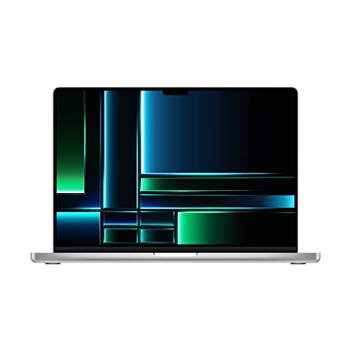 Apple 2023 MacBook Pro laptop M2 Pro chip with 12‑core CPU and 19‑core GPU: 16.2-inch Liquid Retina XDR display, 16GB Unified Memory, 512GB SSD storage. Works with iPhone/iPad; Silver - Apple M2 Pro Chip - Silver - 512 GB