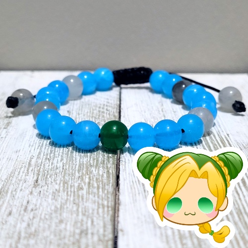 Jolyne Cujoh Adjustable Bead Bracelet