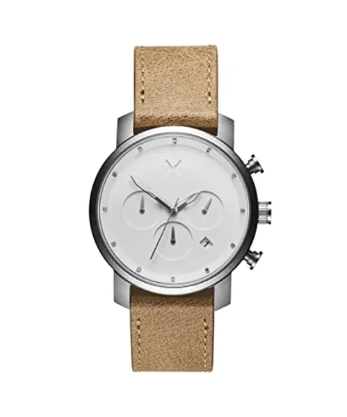 [Movement] Chrono 40 D-MC02-WT Men's Watch Beige, White