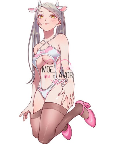 Cow Event Stickers - Drippin in Milk Pink