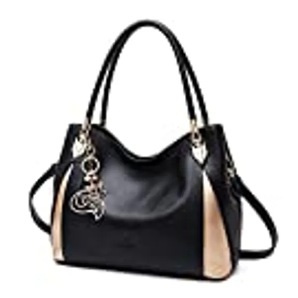 FOXER Women Genuine Leather Handbag Tote Purse Top Handle Satchel Shoulder Bag