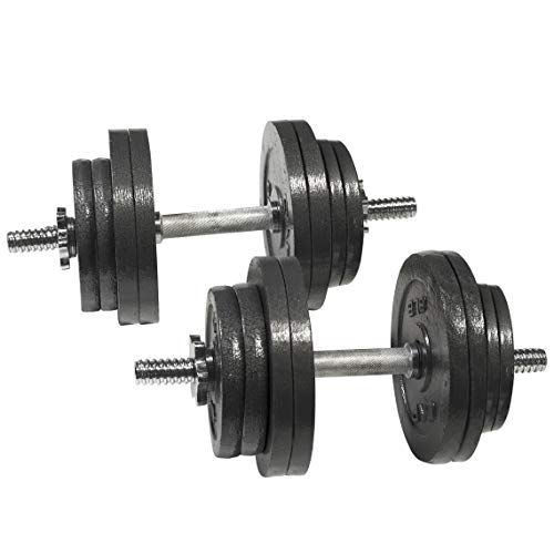 CAP Barbell Adjustable Dumbbell Weight Set | Multiple Options - Black, 60 LB Pair
