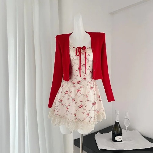 Lady Rosebud Outfit Set - 2 Piece Set / L