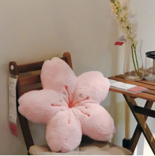 Sakura Blossom Plush Pillow: Adorable Home Decor - Pink / 45*45*10cm