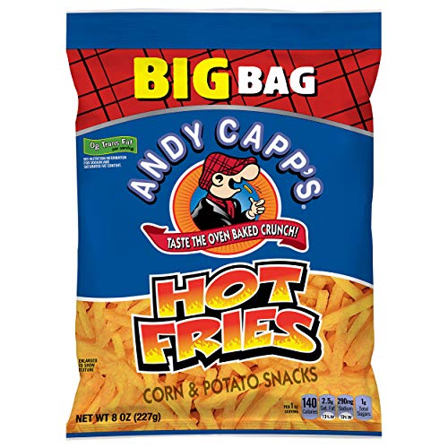Andy Capp's Big Bag Hot Fries, 8 oz, 8 Pack - Hot Fries